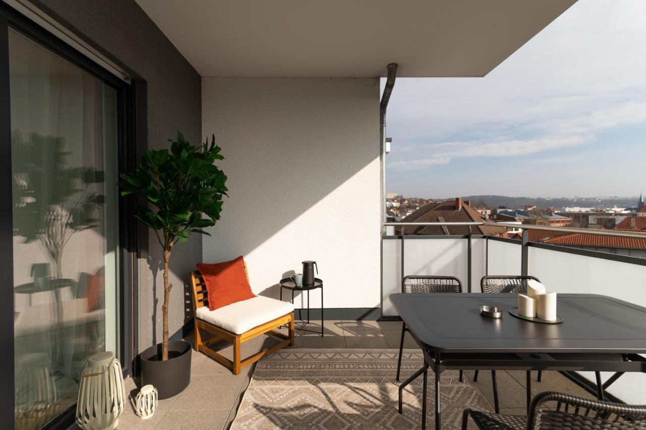 Dwellstay - Modernes Apartment I 55Qm I 2 Zimmer I Kueche I Bad I Terrasse I Tv I Wlan Bad Hersfeld Exterior photo